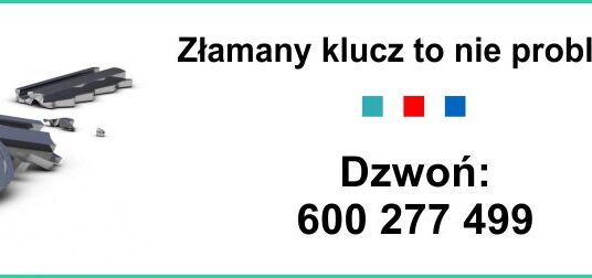 Jak wyjąć złamany klucz z zamka?